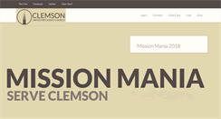 Desktop Screenshot of clemsonumc.org